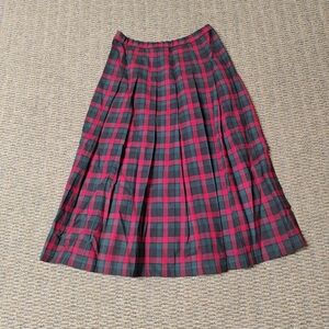 Pendleton Classic 100% Virgin Wool Tartan Plaid  Skirt Size 14